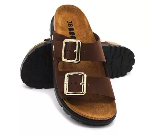Leon Comfort női papucs - 6011 barna