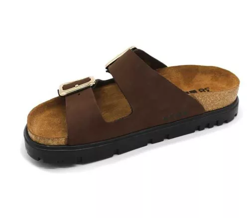 Leon Comfort női papucs - 6011 barna