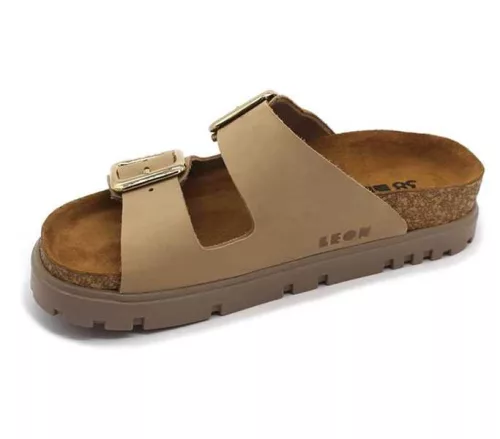 Leon Comfort női papucs - 6011 bezs