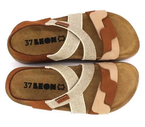 Leon Comfort női szandál - 6301 barna