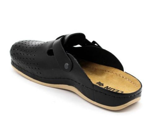 Leon Comfort férfi papucs - 700 Fekete
