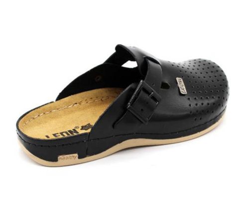 Leon Comfort férfi papucs - 700 Fekete