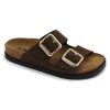 Leon Comfort női papucs - 7010 barna-velur