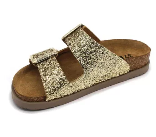 Leon Comfort női papucs - 7011 arany