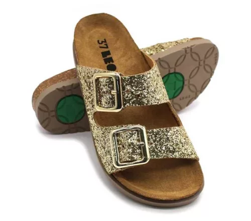 Leon Comfort női papucs - 7011 arany