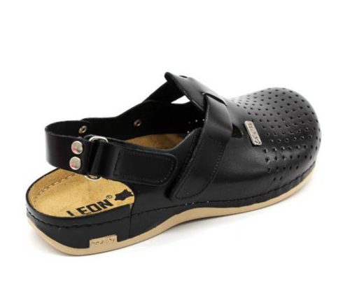 Leon Comfort férfi szandál - 701 Fekete