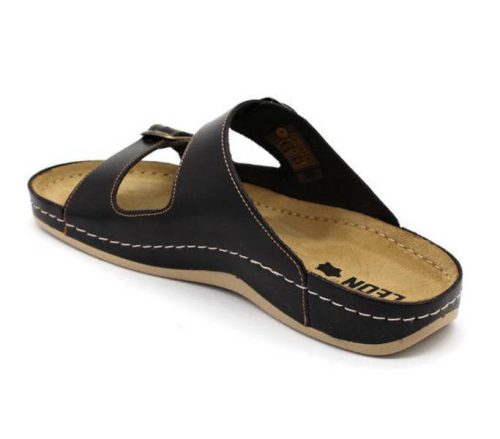 Leon Comfort férfi papucs - 702 Barna