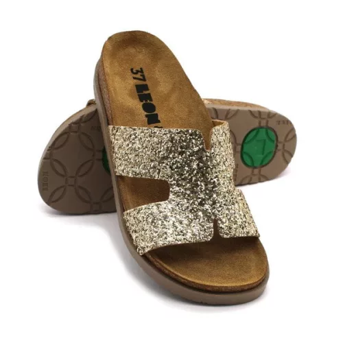 Leon Comfort női papucs - 7030 arany