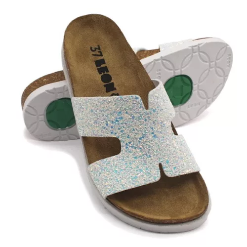 Leon Comfort női papucs - 7030 feher