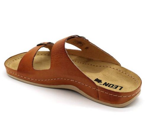 Leon Comfort férfi papucs - 703 Brown