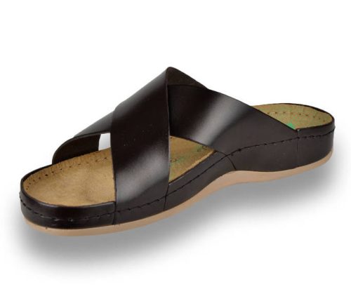 Leon Comfort férfi papucs - 705 barna