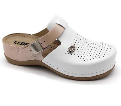 Leon Comfort női papucs - 901 Feher-Puder