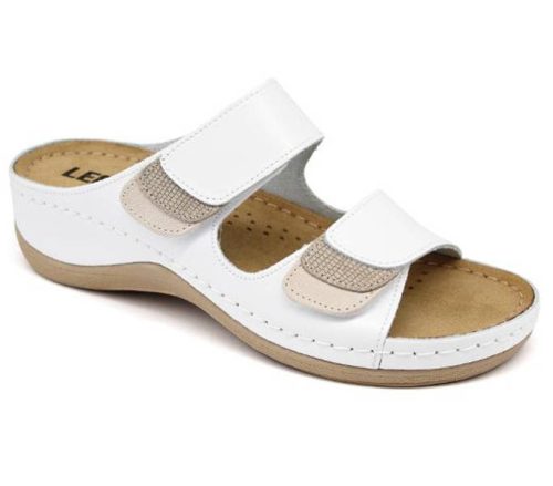 Leon Comfort női papucs - 904 Feher