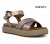 Inuovo női szandál - A96004 Metal-ash
