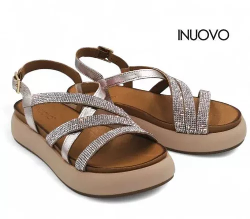 Inuovo női szandál - A96051 Metal-rose