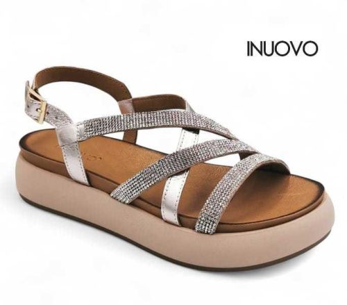 Inuovo női szandál - A96051 Metal-rose