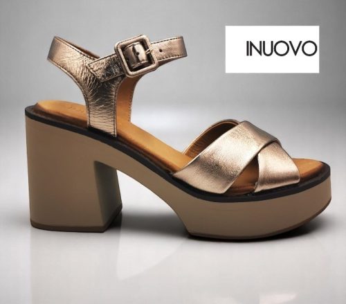 Inuovo női szandál - A97001 Metal-ash