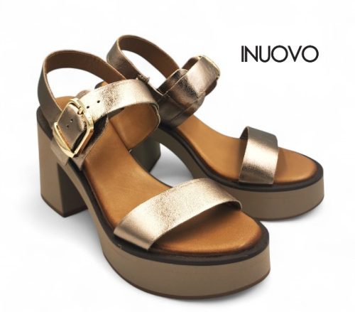 Inuovo női szandál - A97012 Metal-ash