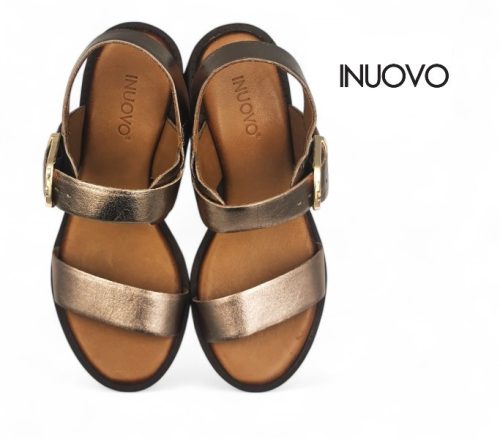 Inuovo női szandál - A97012 Metal-ash