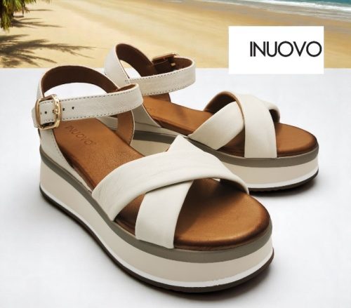Inuovo női szandál - A98018 Crema
