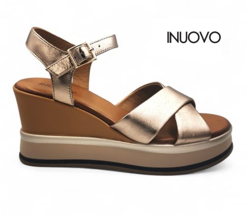 Inuovo női szandál - B37003 Metal-ash