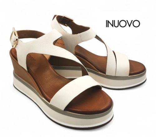Inuovo női szandál - B37005 Crema