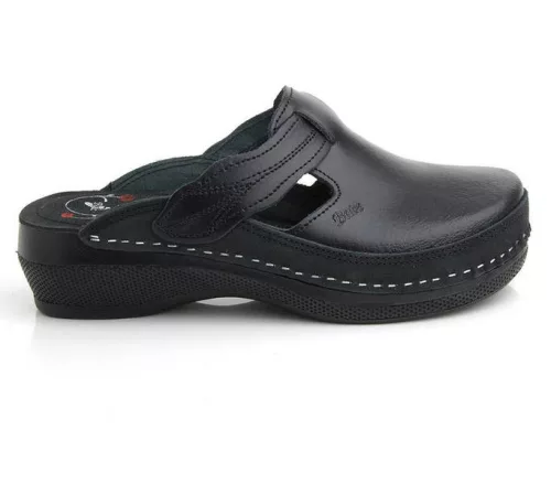 Batz női papucs - Flower fekete