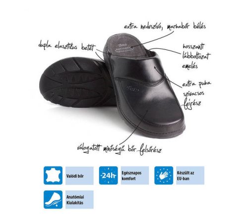 Batz férfi papucs - Peter Fekete