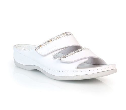 Batz női papucs - Rea Gold-White