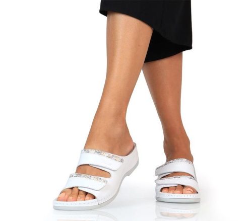 Batz női papucs - Rea Gold-White