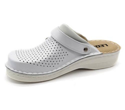 Leon Comfort férfi papucs - V202M Feher