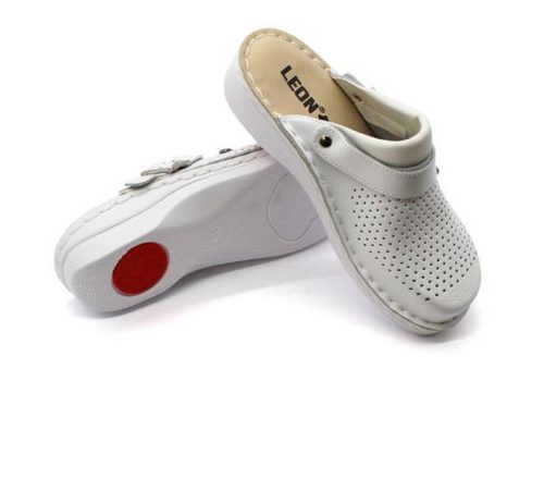 Leon Comfort férfi papucs - V202M Feher