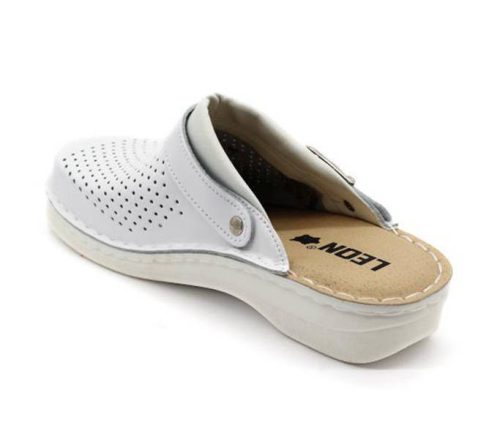 Leon Comfort férfi papucs - V202M Feher