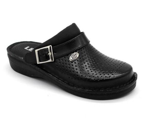 Leon Comfort férfi papucs - V202M Fekete